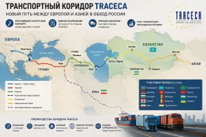 ЕАЭС планирует запуск нового транспортного коридора в Азию к 2026 году